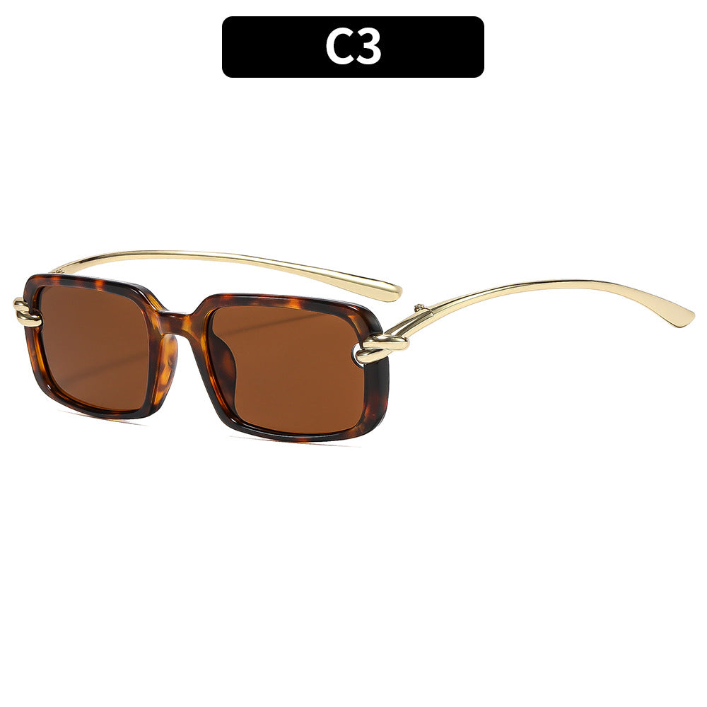 Elegante Rechte Rahmen Sonnenbrille
