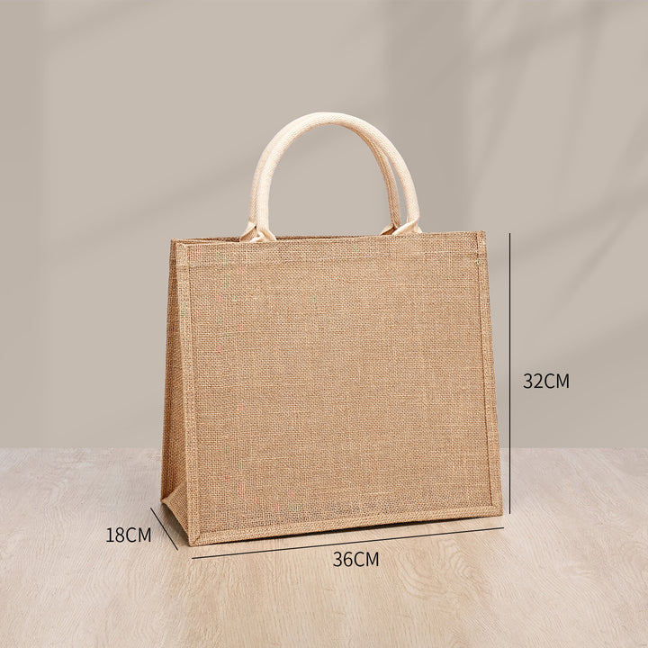 Umweltfreundliche Jute-Tragetasche Karnz