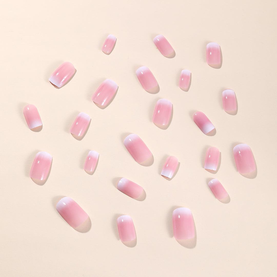 Glänzende Ombre Nagelkunst Erweiterungen Karnz