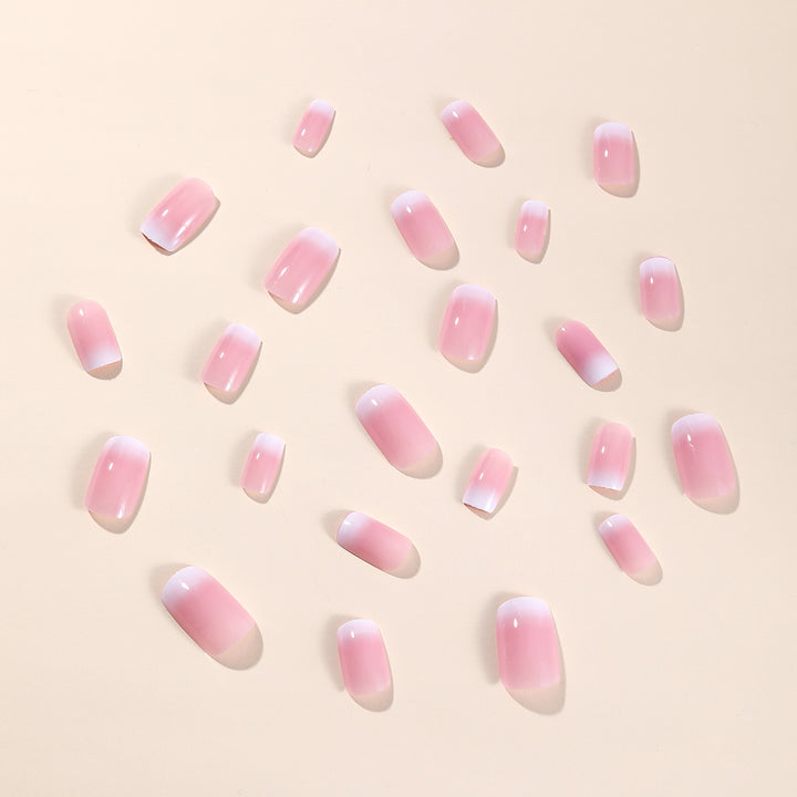 Glänzende Ombre Nagelkunst Erweiterungen Karnz