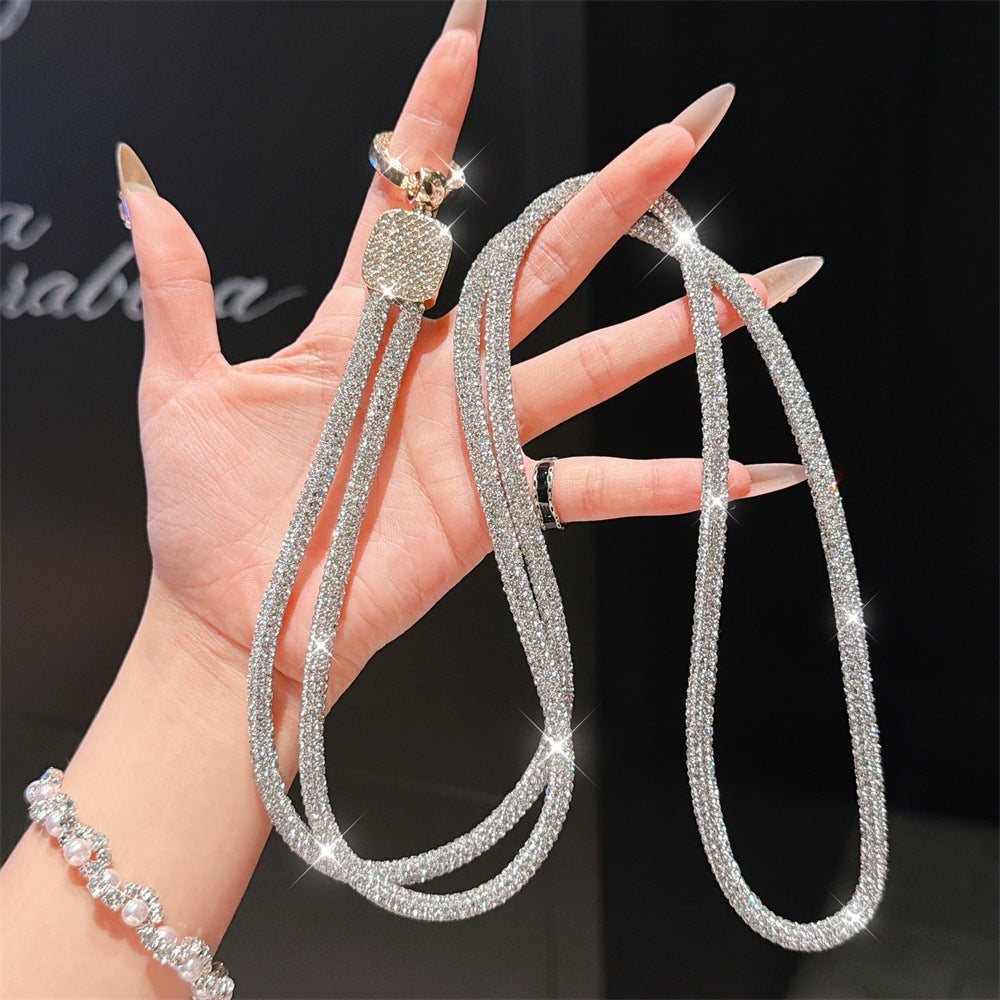 Rhinestone-besetzte Brillenband Karnz