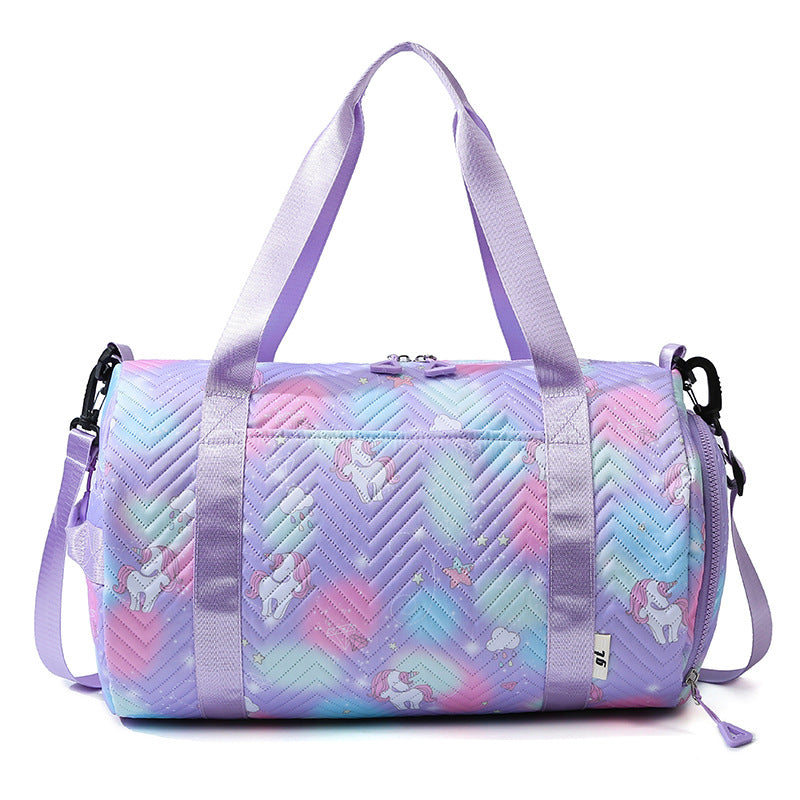 Verspielt Einhorn Druck Wochenendtasche