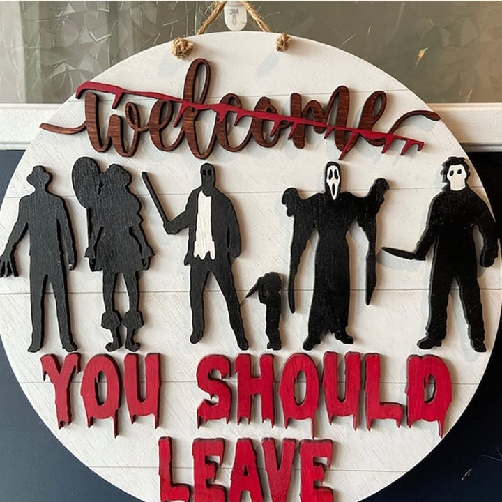 Halloween-Themen Holz Wanddeko