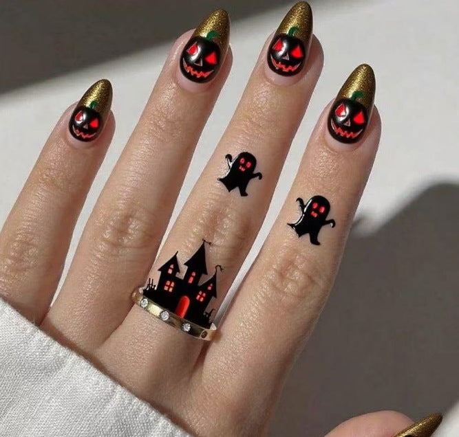 Halloween-Themen Gruselig Nagelkunst Karnz
