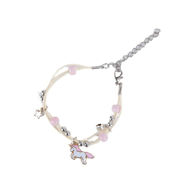 Elegante Einhorn Charm Armband Karnz