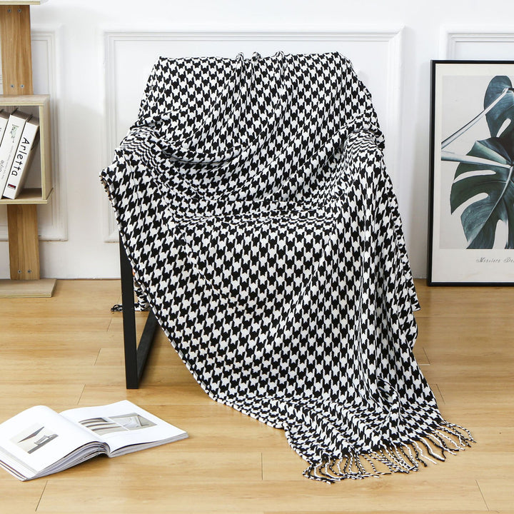 Gemütliche Strickdecke