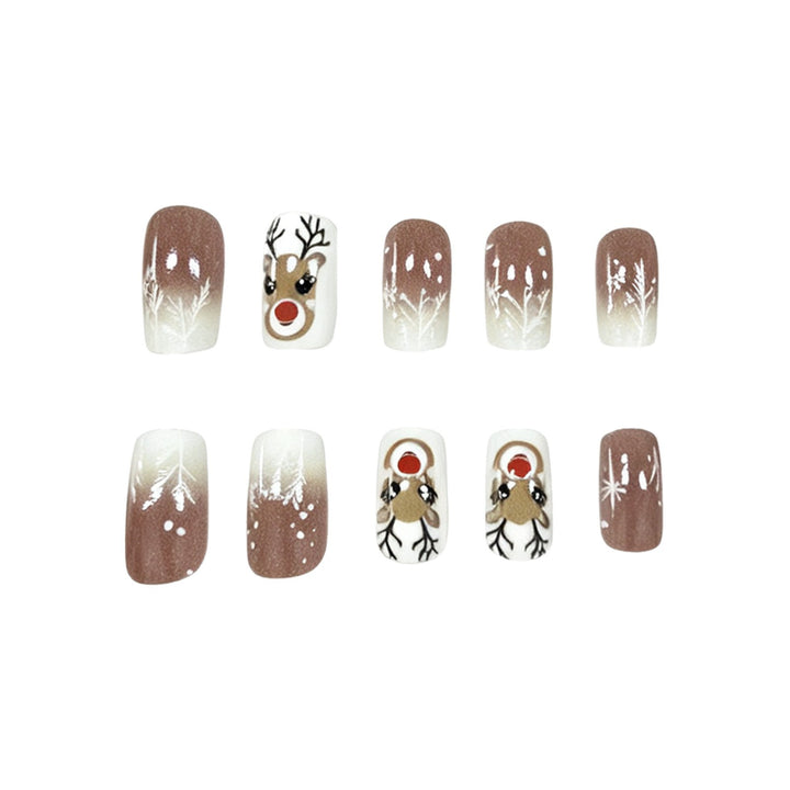 Festliches Rentier-Nageldesign Karnz