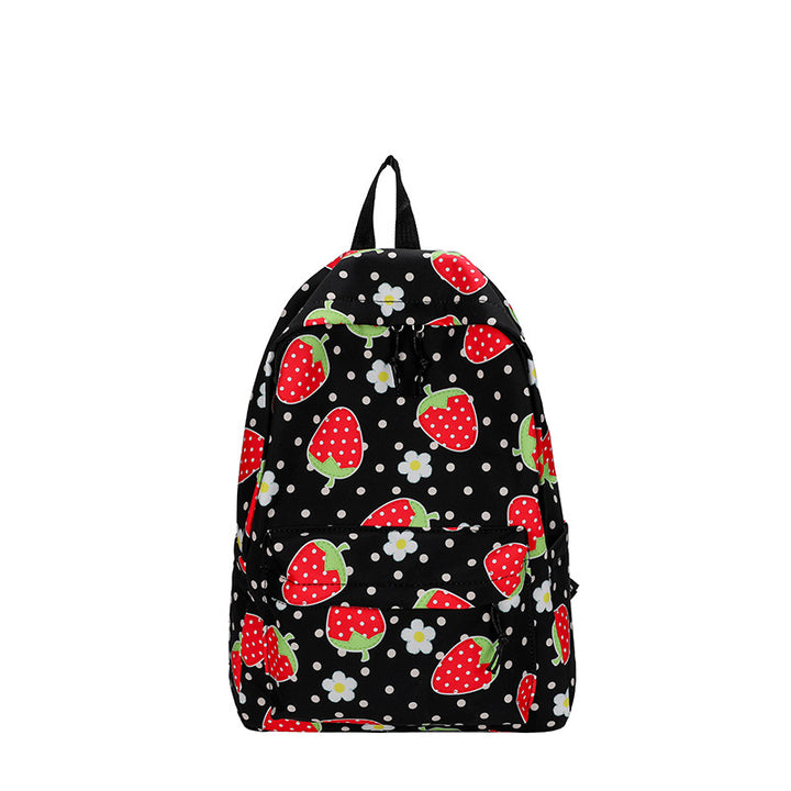 Verspielt gemusterter Rucksack Karnz