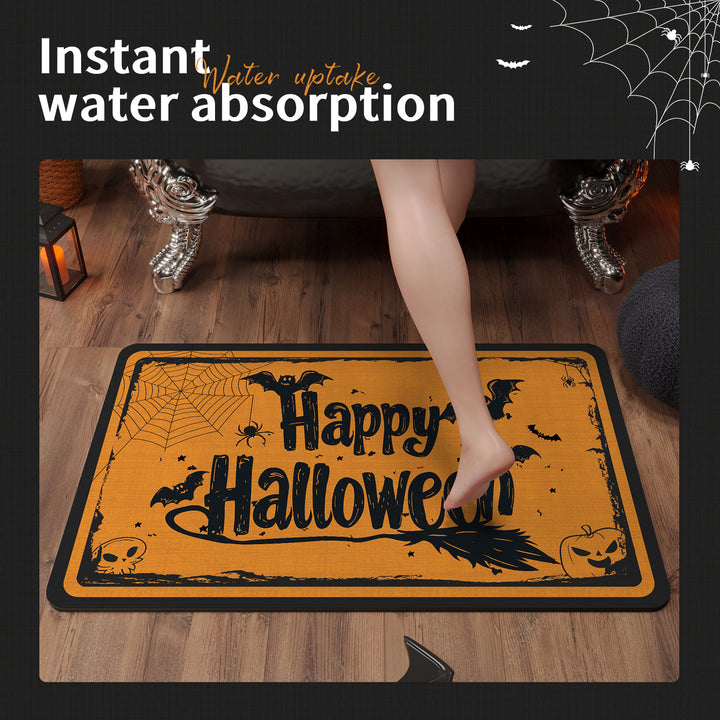 Halloween-Themen-Badmatte