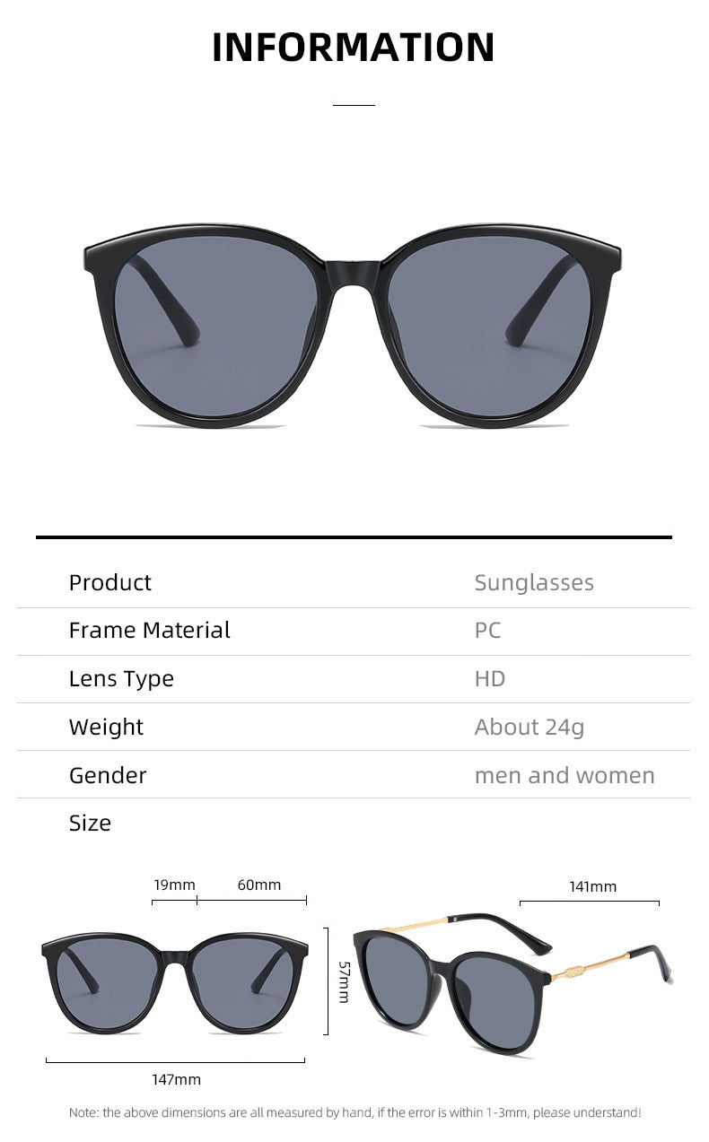 Damen Modische Cat-Eye Sonnenbrille mit verspiegelten Gläsern Karnz