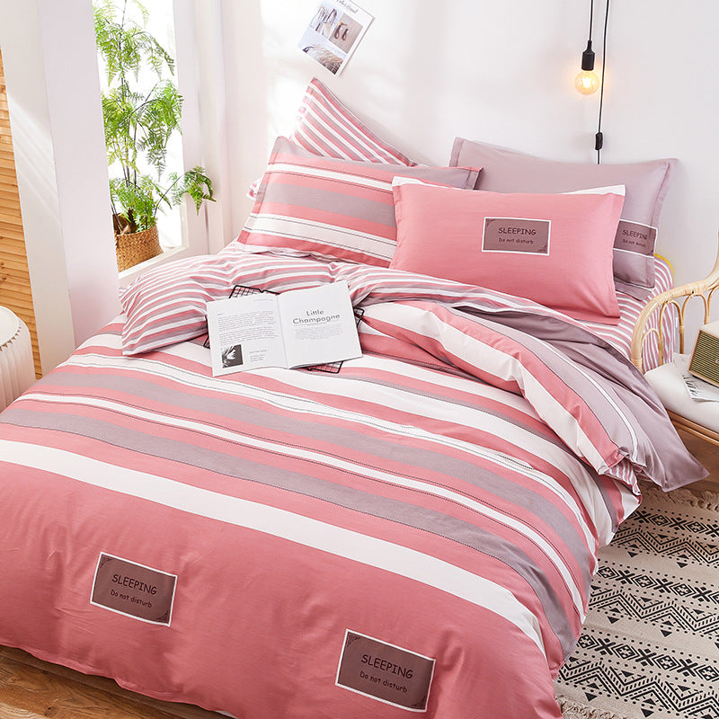Verspieltes Bären kariertes Bettbezug Set
