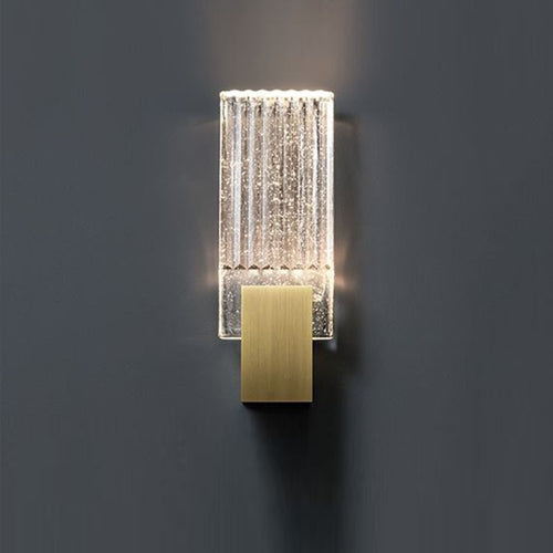 Minimalistische lineare Wandlampe