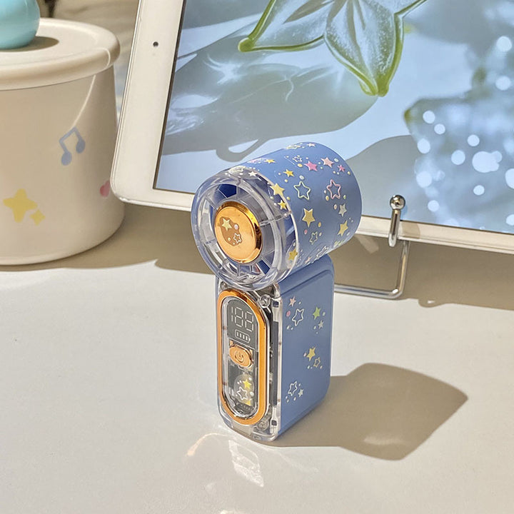 Tragbarer Mini Ventilator mit Led-Anzeige Karnz