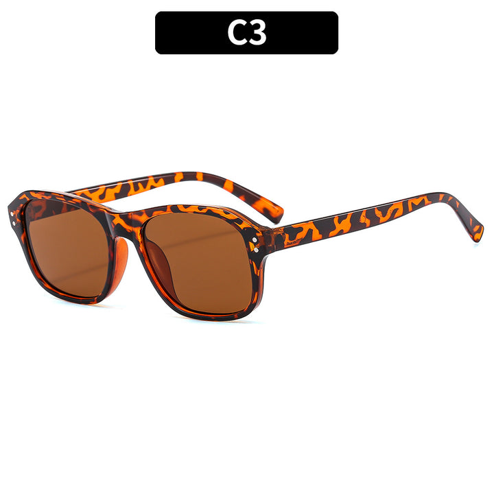 Moderne geometrische quadratische Sonnenbrille