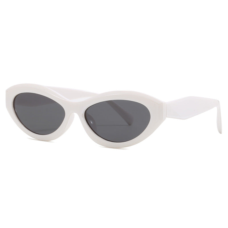 Damen Cat-Eye Sonnenbrille mit breitem Rahmen und UV-Schutz Karnz