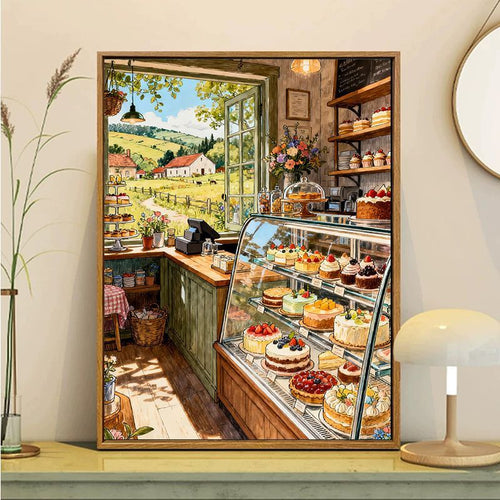 Bäckerei-Themen Dekorative Leinwandkunst Karnz