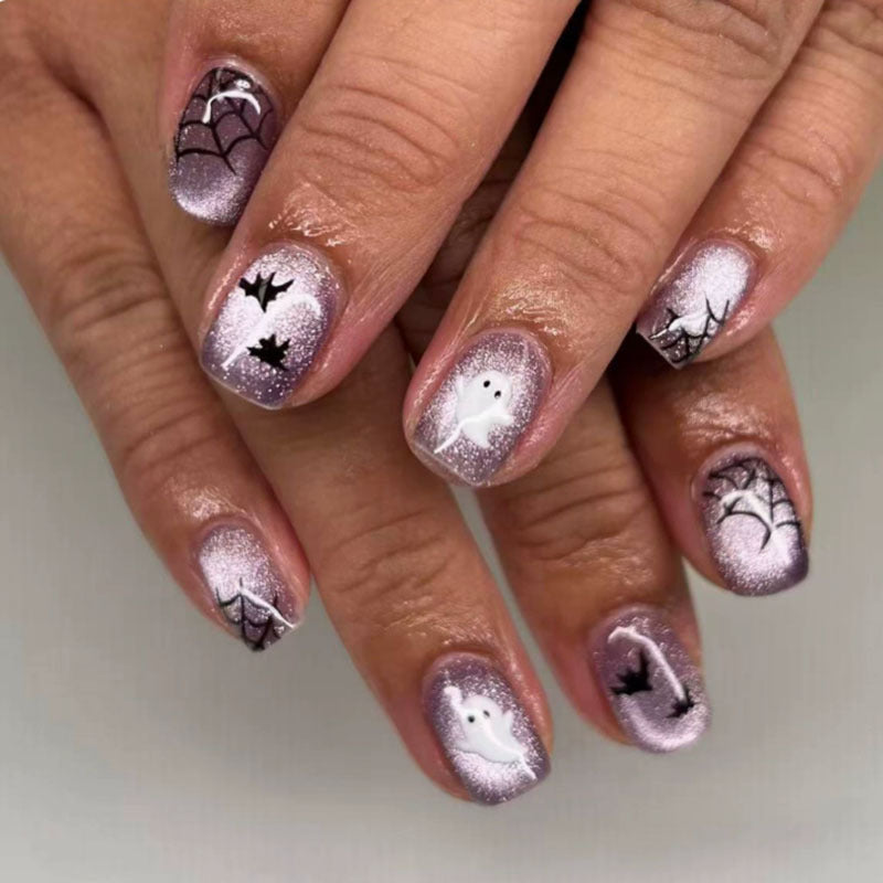 Halloween-Themen Druck-On-Nagelkunst
