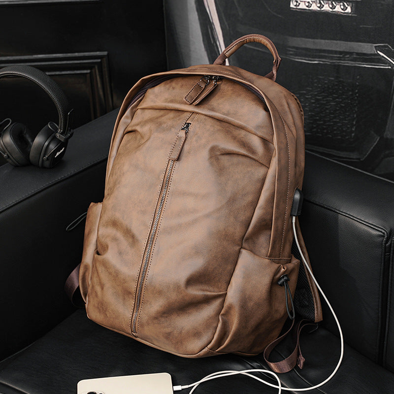 Eleganter Rucksack Aus Robustem Kunstleder mit Multifunktionalen Fächern Karnz