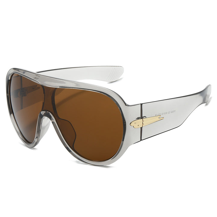 Oversized Retro Shield Sonnenbrille Karnz 1787812378
