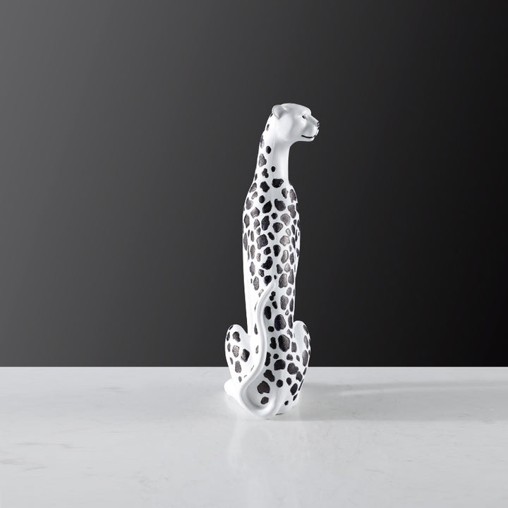 Elegante dekorative Katzen Skulptur