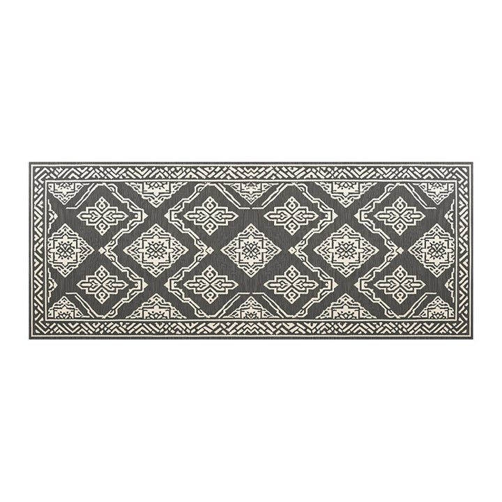 Vintage-inspirierter geometrischer Teppich Karnz