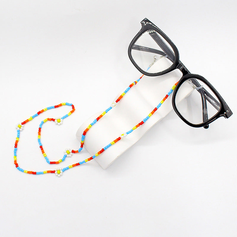 Floral Beaded Eyewear Chain Karnz