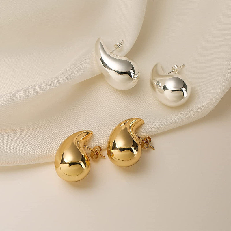 Elegant Geschwungene Ohrstecker Karnz