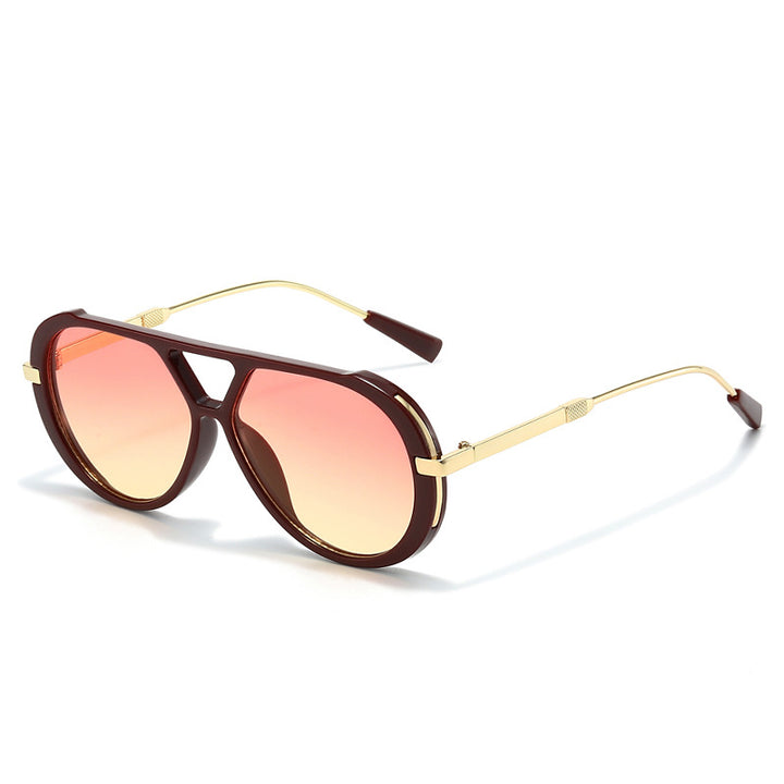 Luxuriöse Retro Übergroße Sonnenbrille Karnz