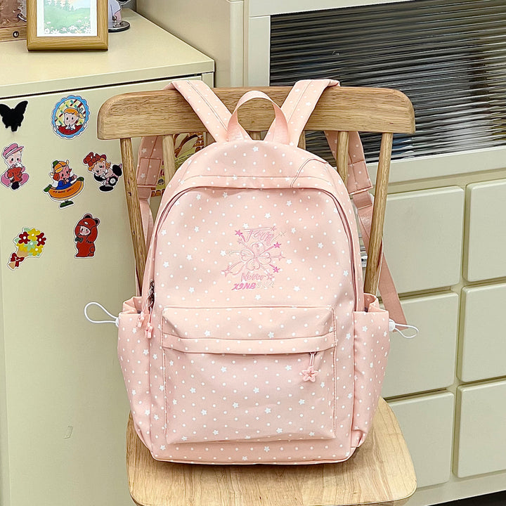 Stylische Schachbrettdruck-Rucksack Karnz