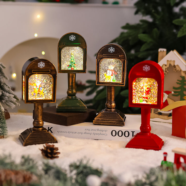 Nostalgische Weihnachtsbriefkasten Dekoration Karnz