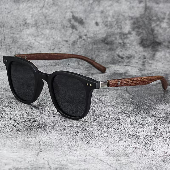 Vintage-inspirierte quadratische Sonnenbrille Karnz