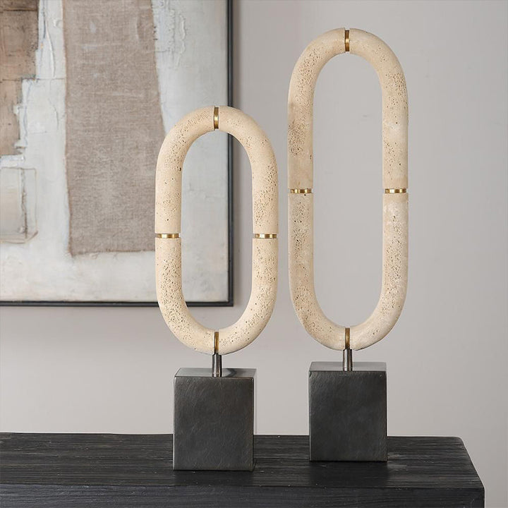 Dekorative moderne abstrakte Skulptur