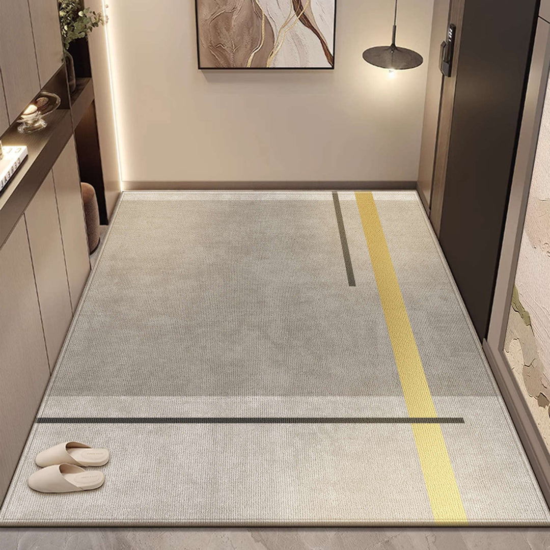 Moderner geometrischer Bereichsteppich
