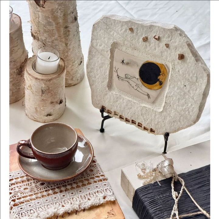 Stilvolles Marmor Kaffeetassen-Set