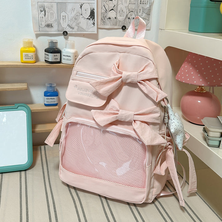 Stylischer mit Schleifen verzierten Rucksack Karnz 1791205748