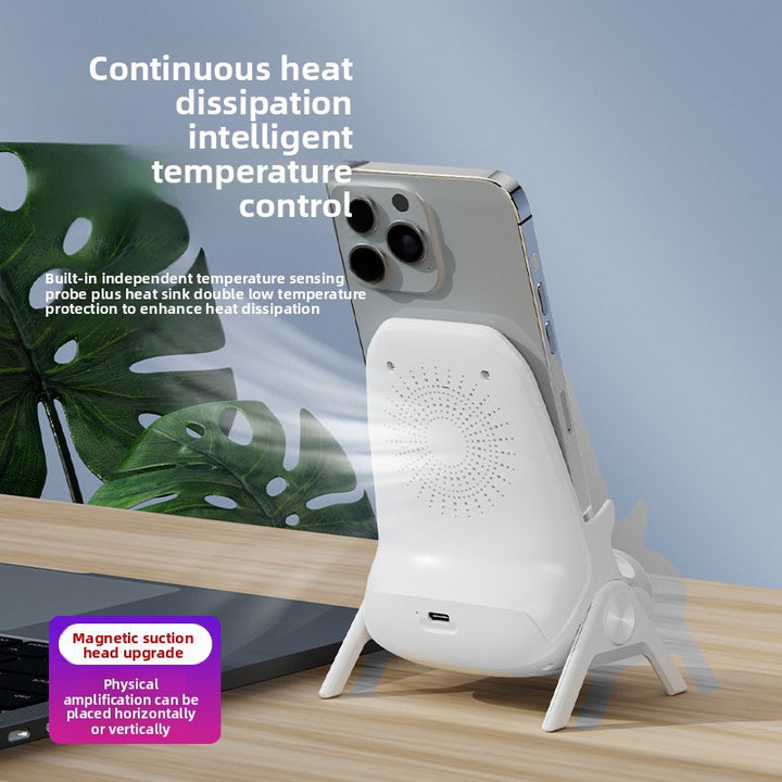 Qi Wireless Ladegerät mit Eingebautem Display Karnz