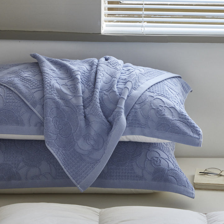 Luxus Jacquard Baumwolle Handtuch Kissenbezug Set