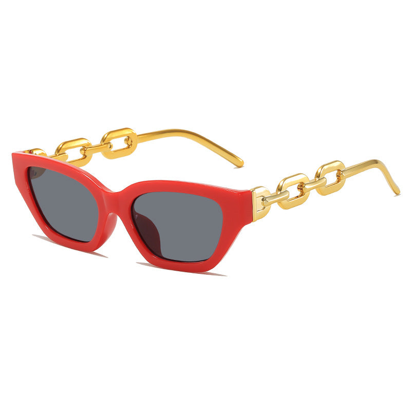 Trendige Retro Katzenaus Augen Sonnenbrillen Karnz