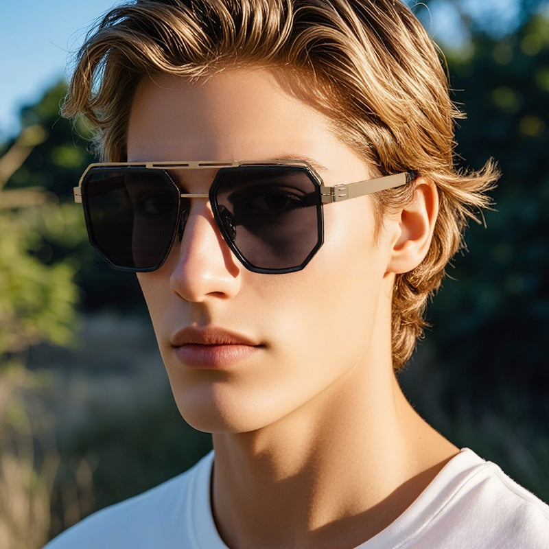 Damen modische octagonale Sonnenbrille mit stilvollem Rahmen Karnz