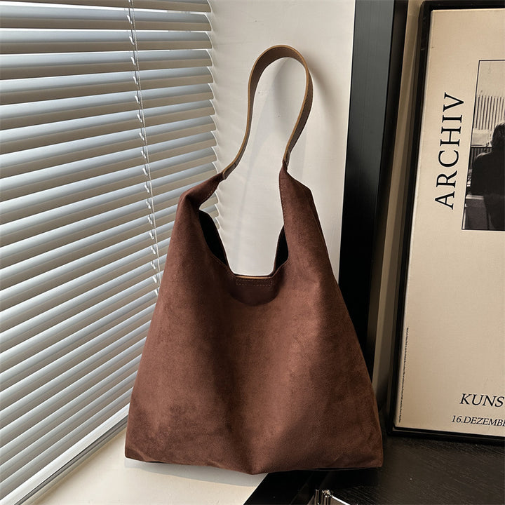 Wildleder Slouchy Hobo Bag Karnz