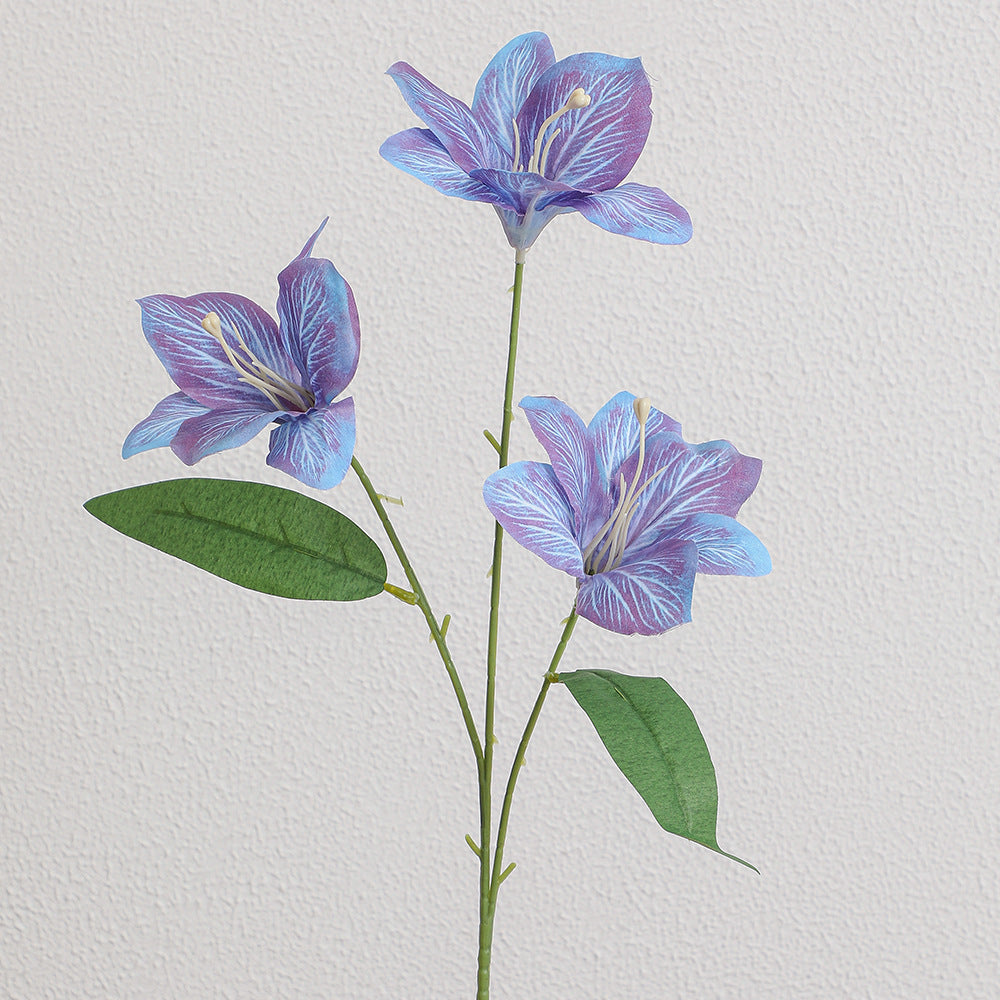 Künstlicher Lilienstängel mit filigranen Blüten Karnz