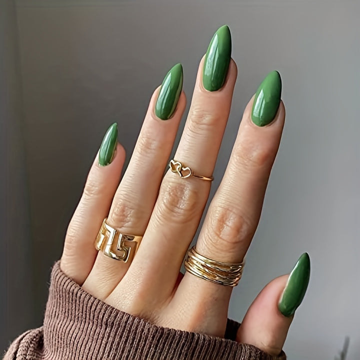 Premium Glänzende Mandel-förmige Nagelkunst Verlängerungen Karnz