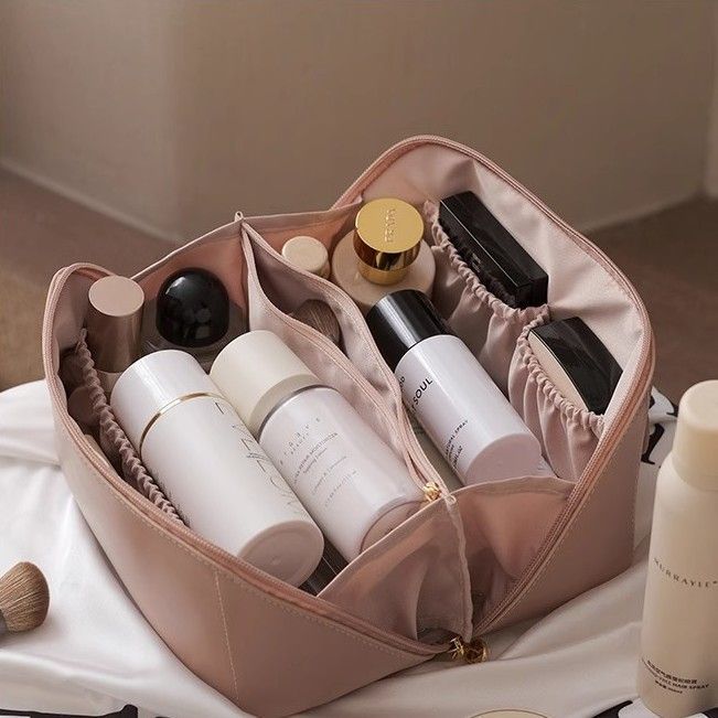 Kosmetiktasche mit Mehreren Fächern und Elegantem Design Karnz