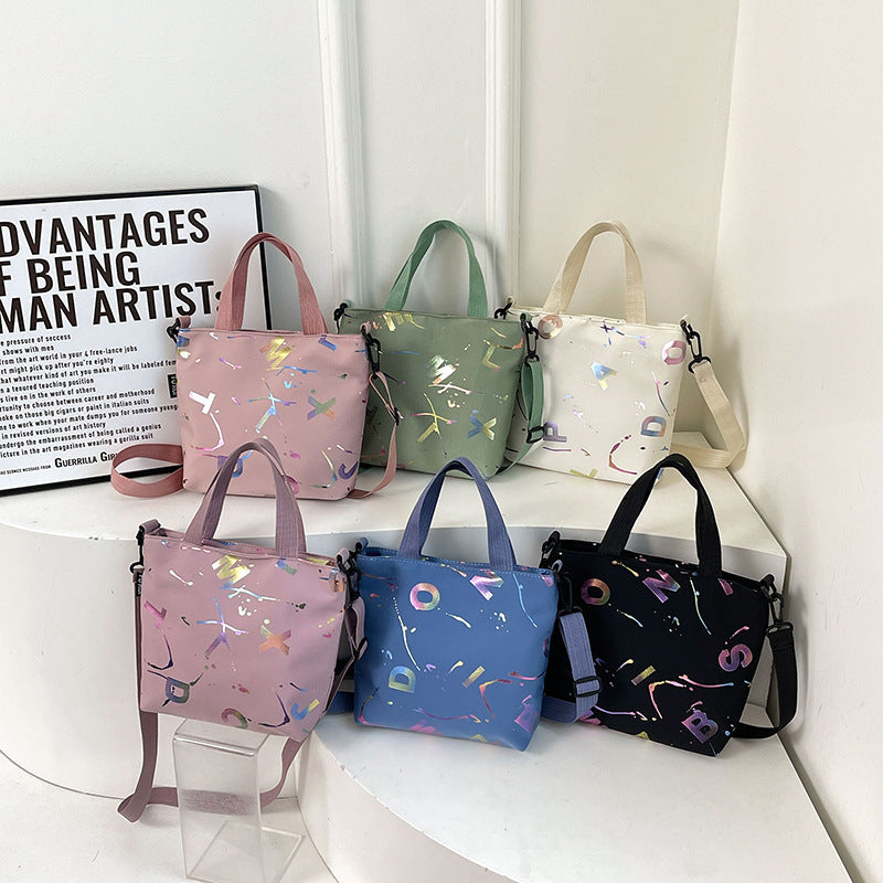 WoArtistic gemusterte Mini-Tote-Bag Karnz