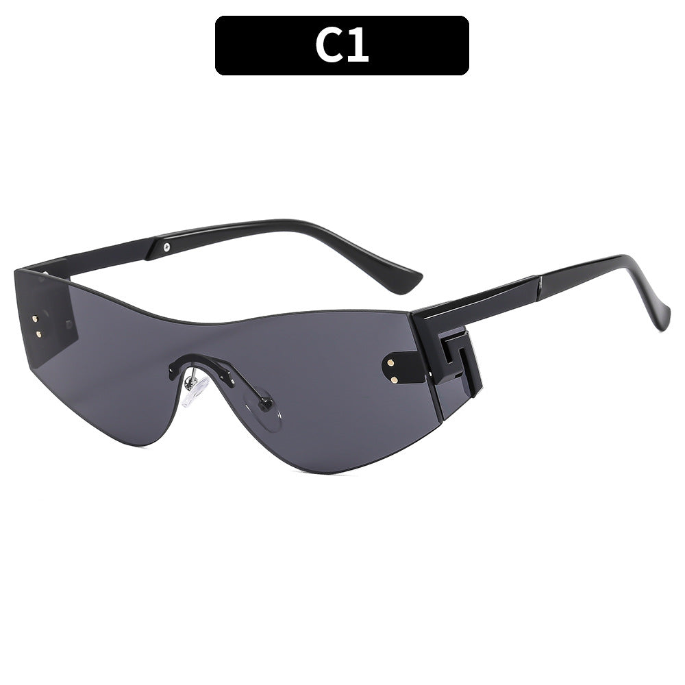 Futuristische Schild-Rahmen-Sonnenbrille  1787664834