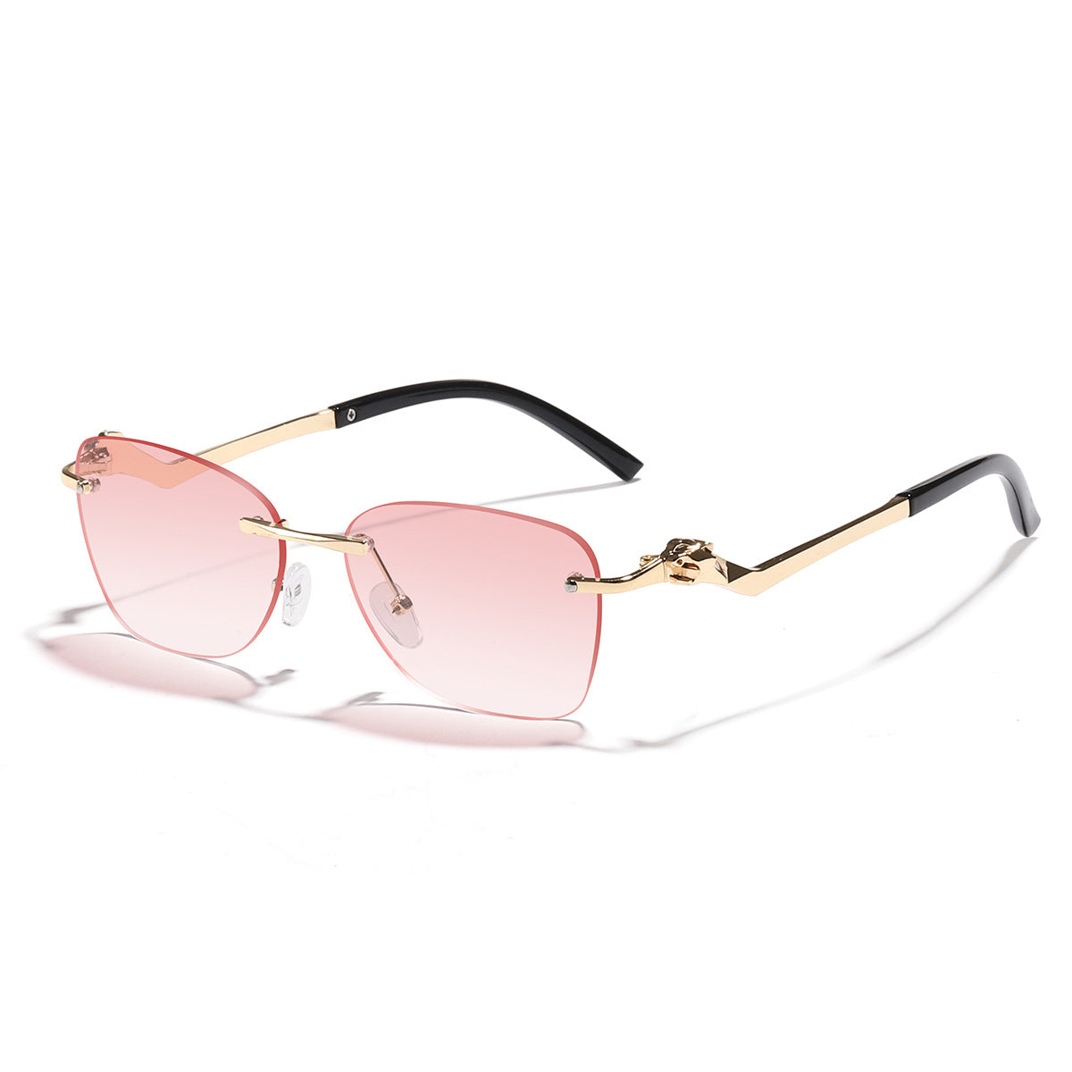 Damen modische Sonnenbrille mit stilvollen geometrischen Akzenten Karnz