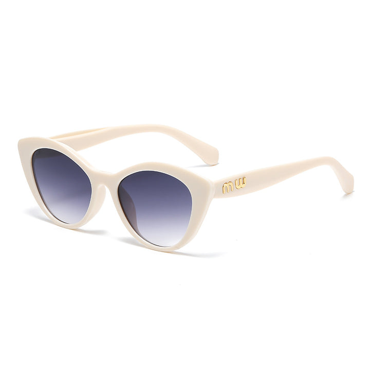 Damen modische Katzenaugen Sonnenbrille mit UV-Schutz Karnz