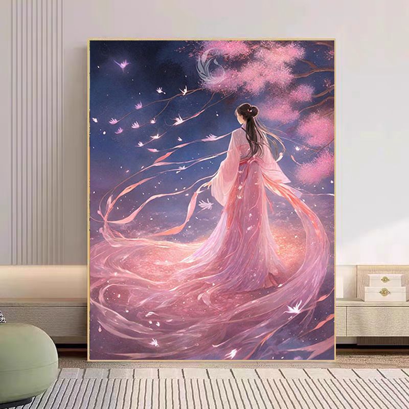 Traumhaftes Fantasy Landschaft Wandkunst Karnz