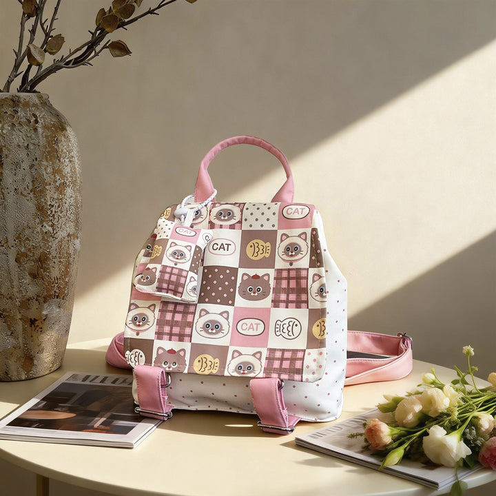 Illustrierter Canvas-Rucksack