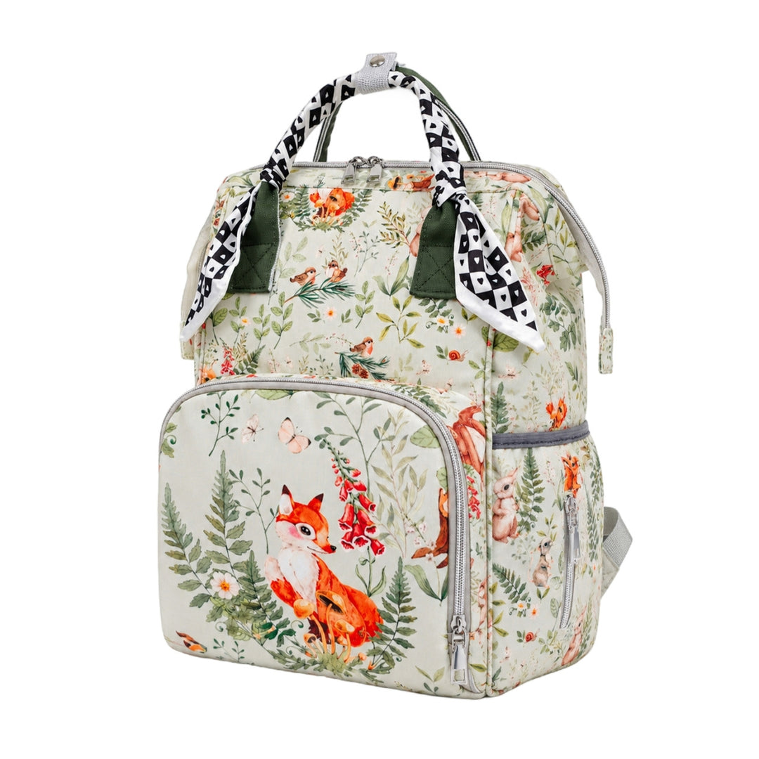 Blumenmuster Multi-Funktions-Wickelrucksack Karnz